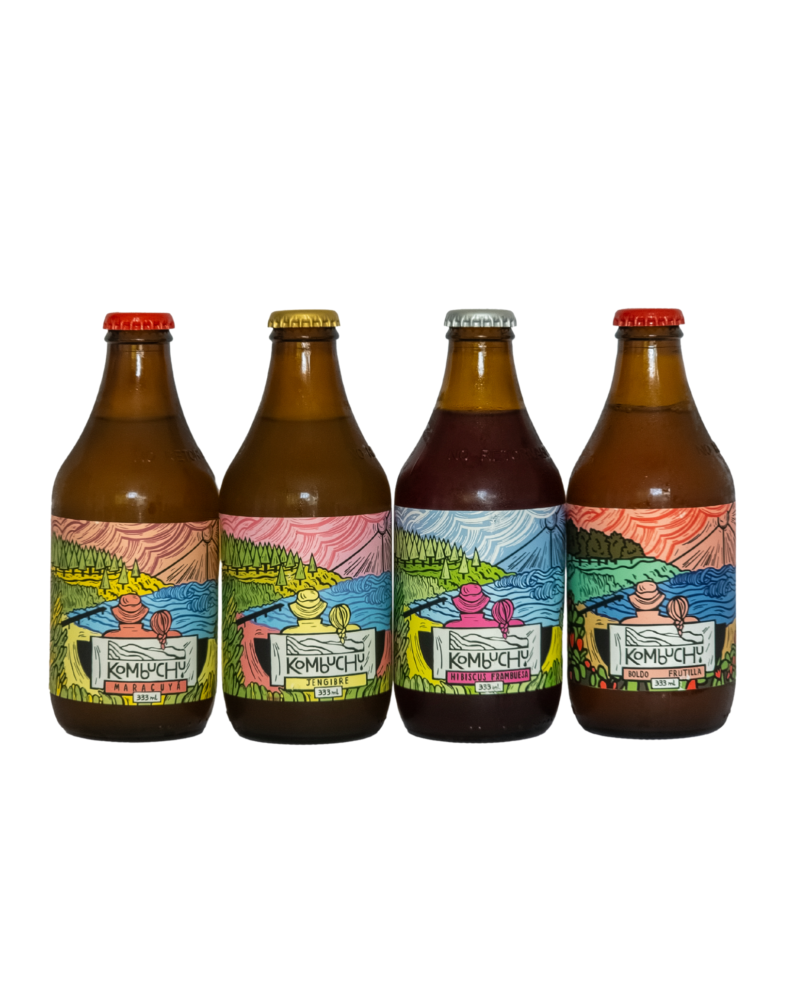 Caja Mixta Verano - Boldo Frutilla (12x333cc)