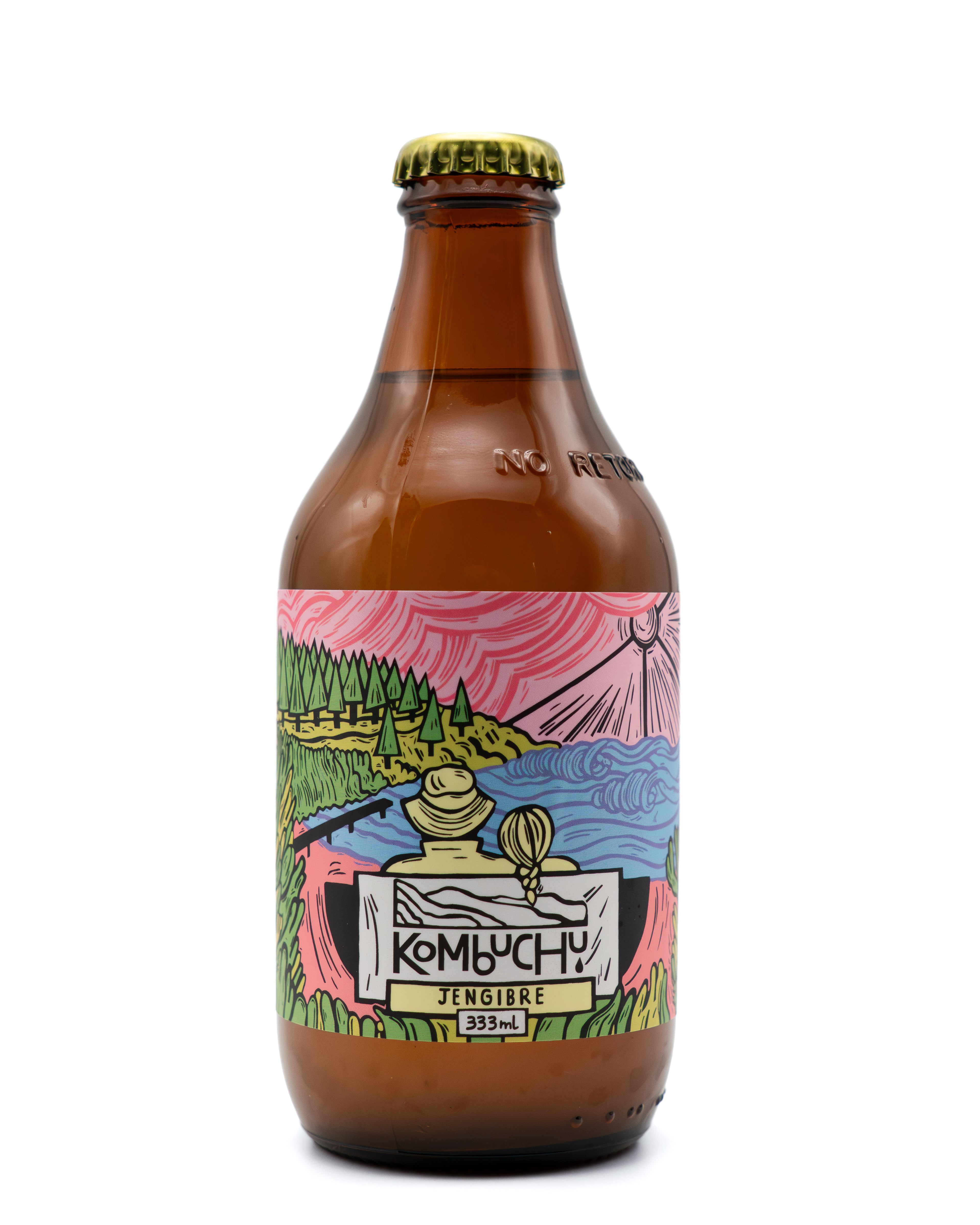 Caja Kombuchu Jengibre (12x333cc)