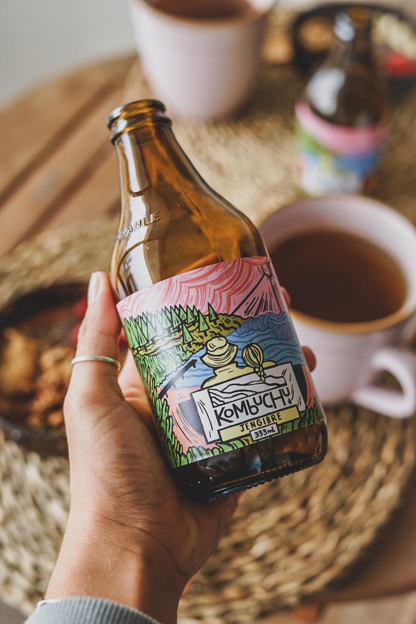 Caja Kombuchu Jengibre (12x333cc)