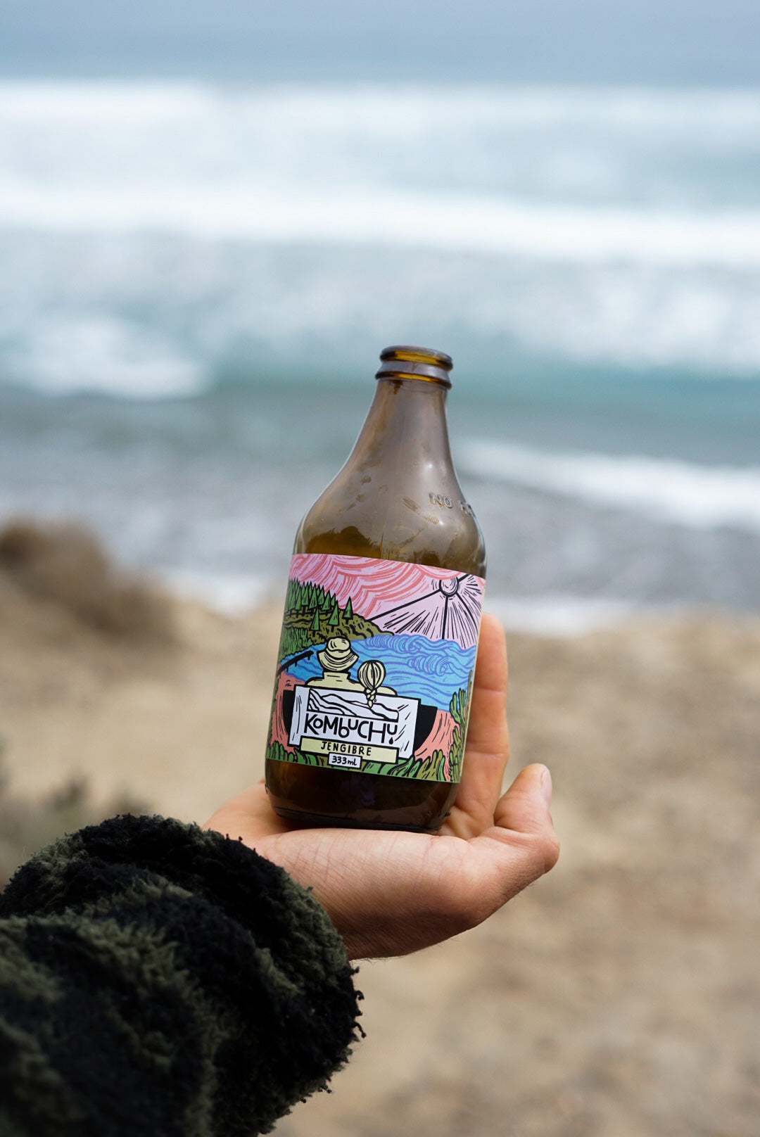 Caja Kombuchu Jengibre (12x333cc)