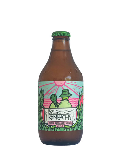Caja Kombuchu Sandía - Hierba Buena (12x333cc)