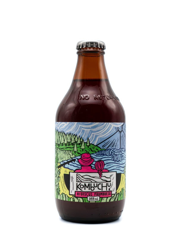 Kombuchu Hibiscus-Frambuesa (12x333cc)