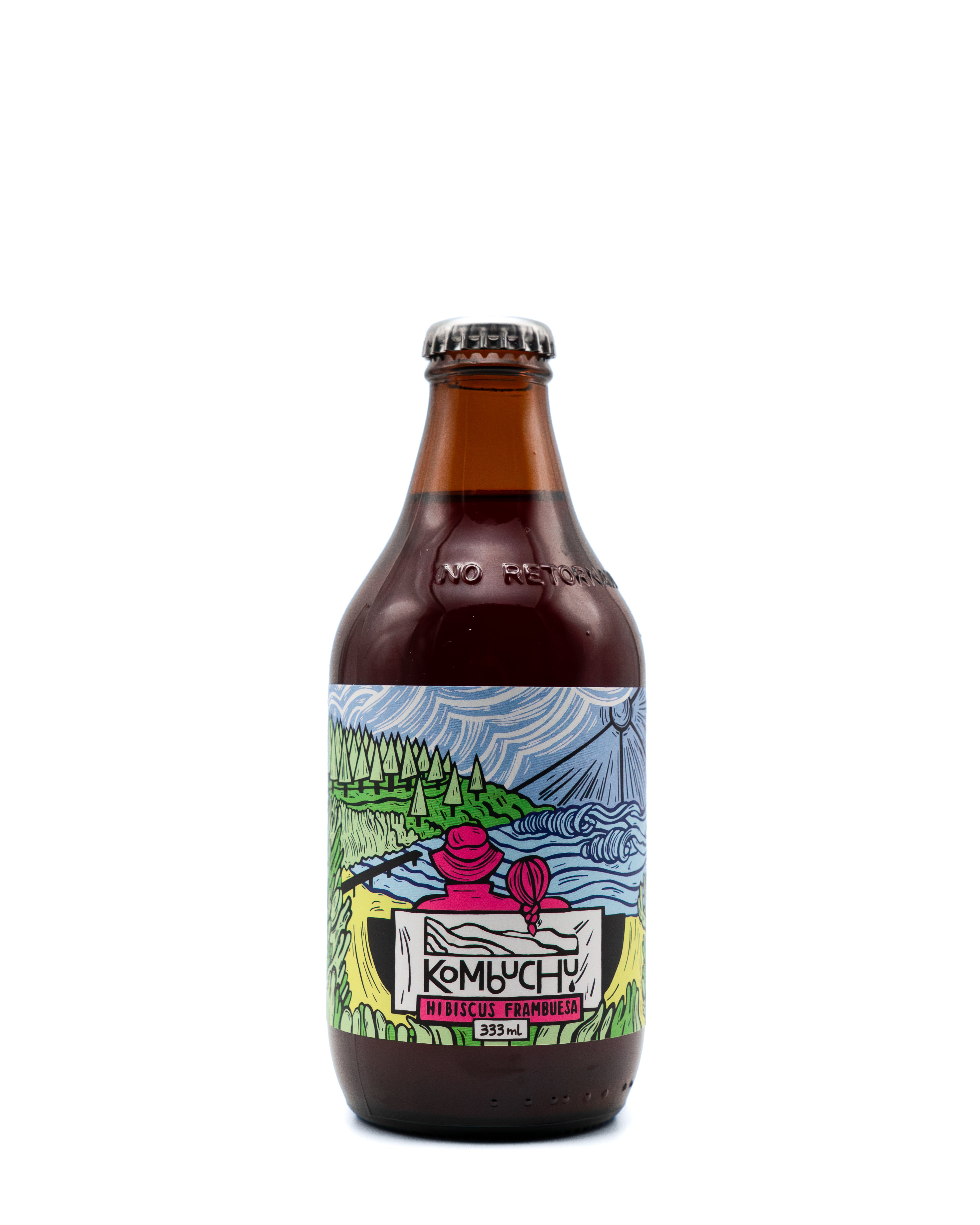 Caja Kombuchu Hibiscus-Frambuesa (12x333cc)