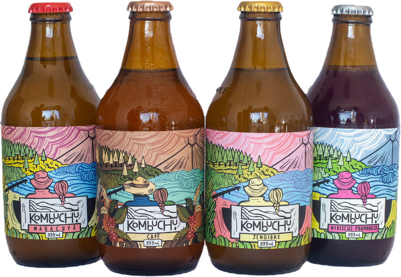 Caja Kombuchu Mix Café (12x333cc)